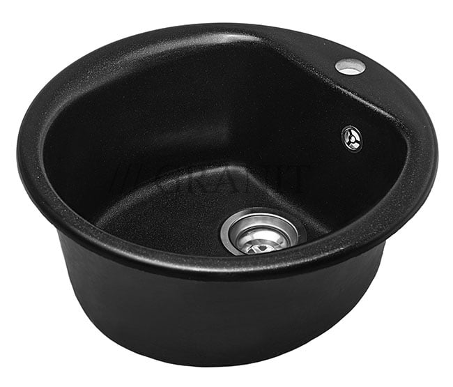 Гранитная мойка-51 чёрная