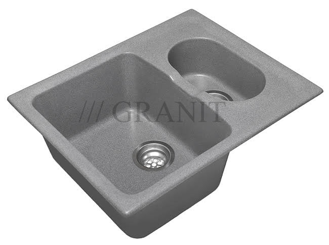 Гранитная мойка-61 графит